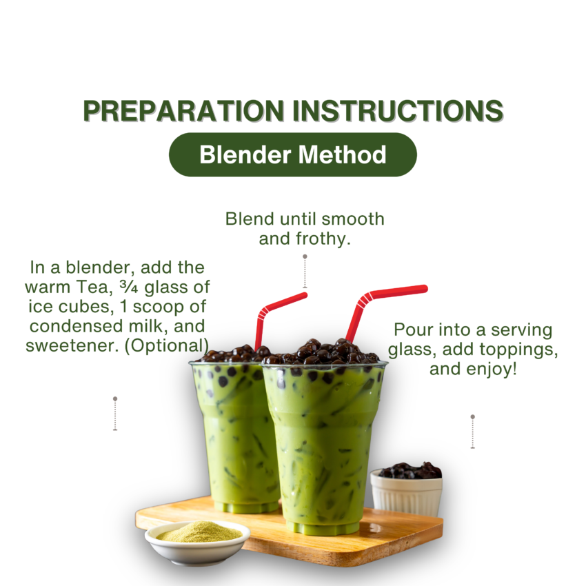 Uji Matcha Bubble Tea Premix - Image 6