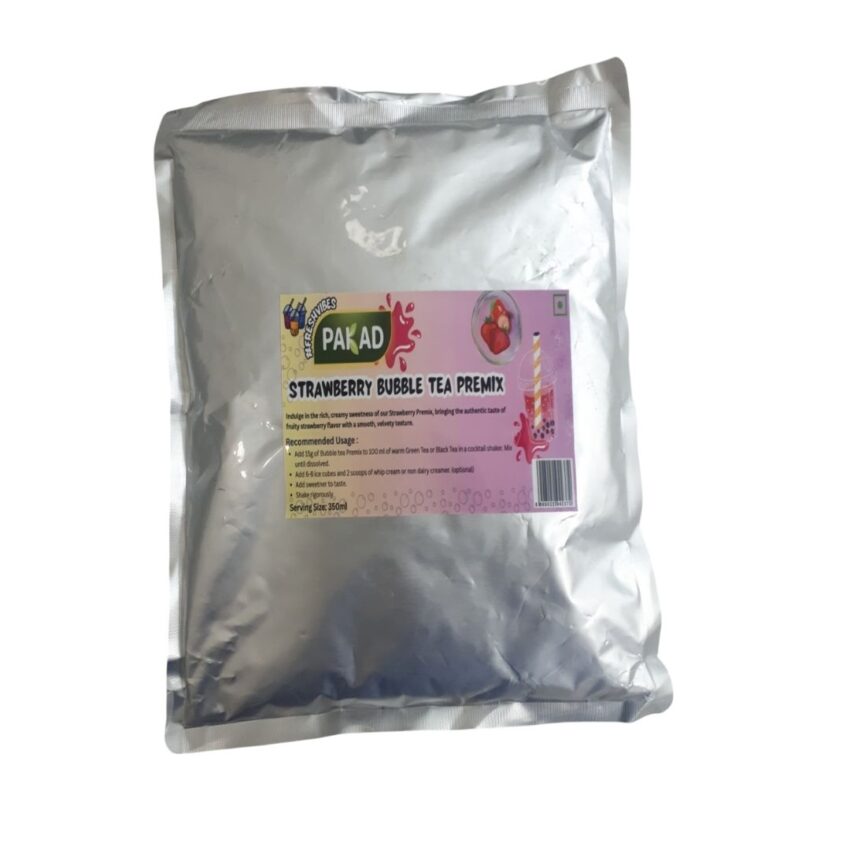 Strawberry Bubble Tea Premix – Fruity, Creamy & Refreshingly Sweet