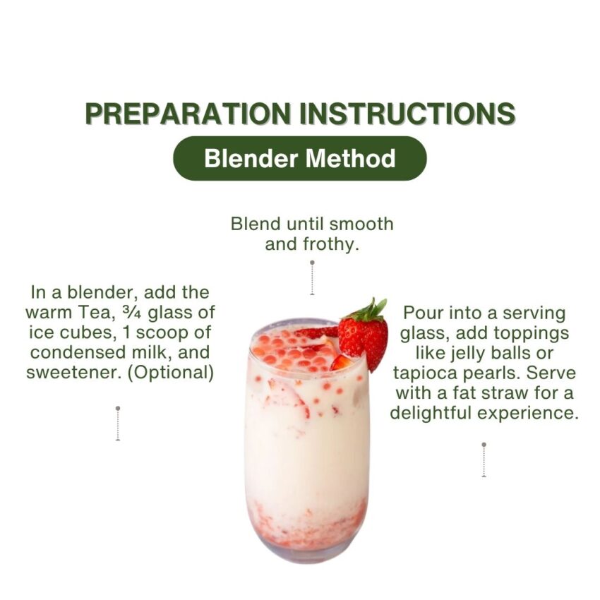 Strawberry Bubble Tea Premix – Fruity, Creamy & Refreshingly Sweet - Image 5