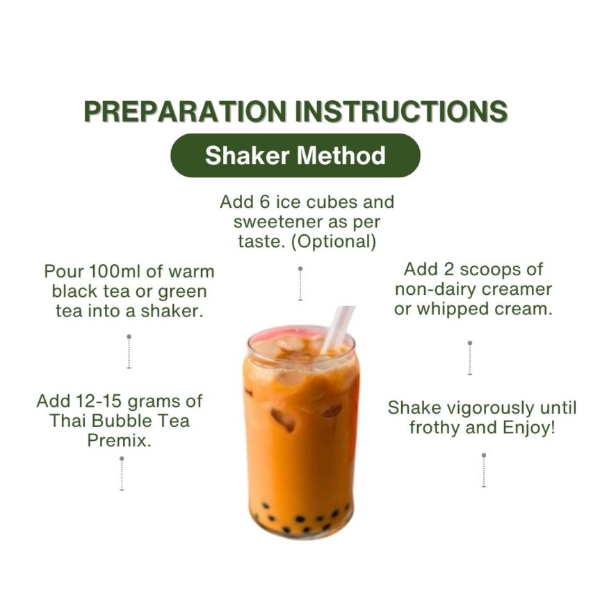 Thai Bubble Tea Premix – Bold, Creamy & Aromatically Spiced - Image 3